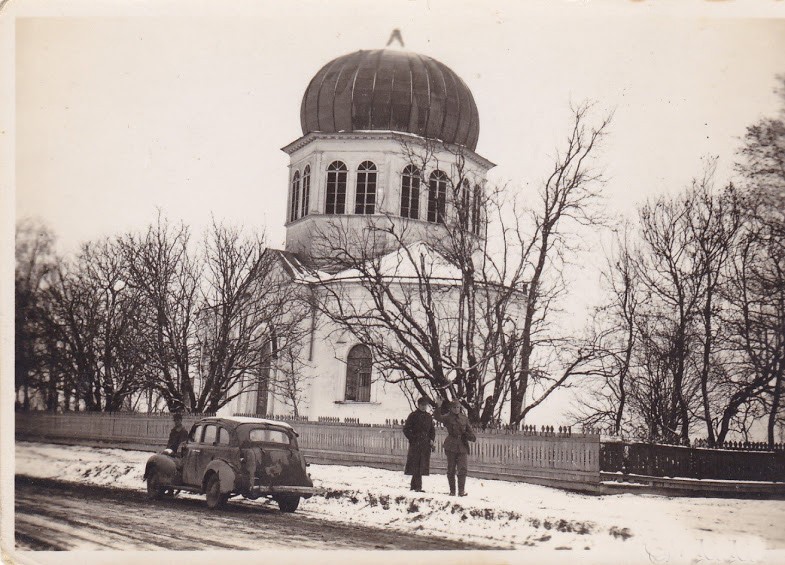 Верховье. Церковь Рождества Христова. архивная фотография, Частная коллекция. Фото 1941 г.