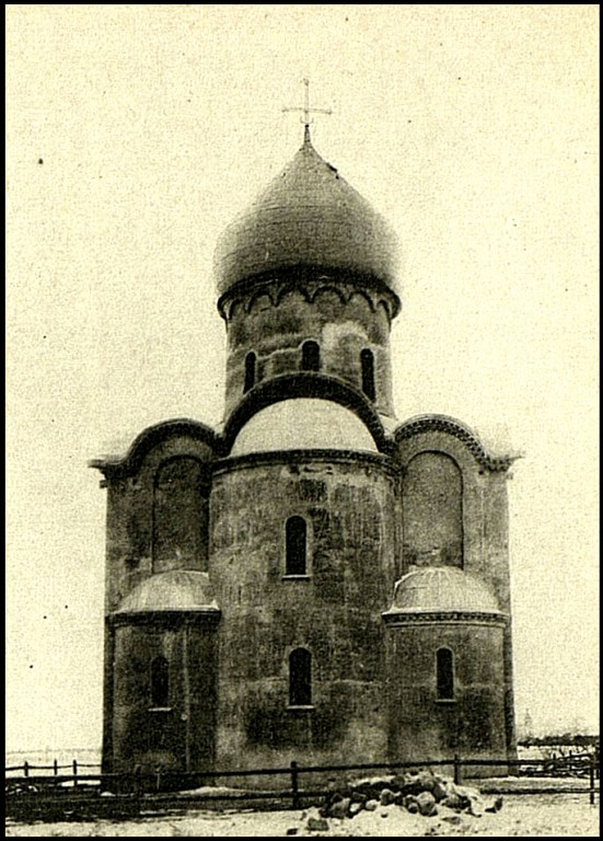 Спас-Нередицы. Церковь Спаса Преображения на Нередице. архивная фотография, Успенский А. И. 