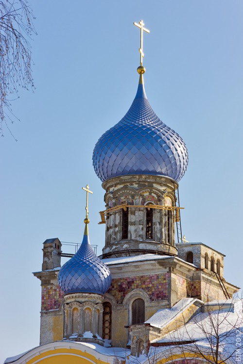 Церковь Иоанна Постника, Ярославль (Ярославль, город, Ярославская область). архитектурные детали, фишай, 8мм