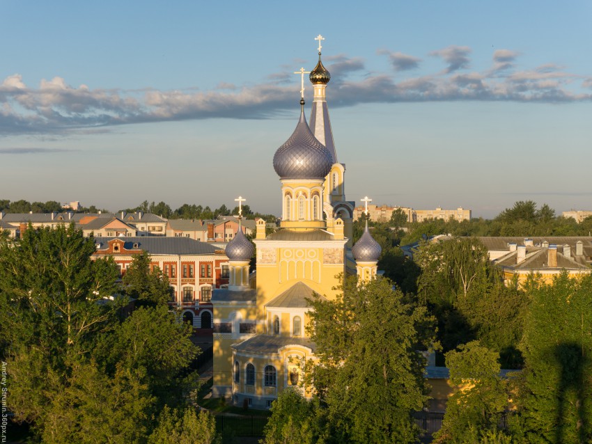 Ярославль. Церковь Иоанна Постника. общий вид в ландшафте