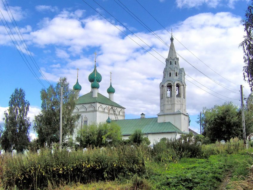 Церковь Михаила Архангела, Норское (Ярославль, город, Ярославская область). общий вид в ландшафте