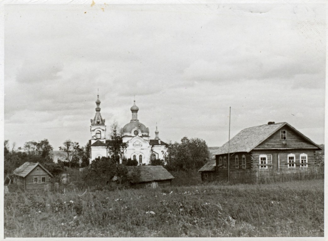 Церковь Воскресения Христова, Голубково (Петровский погост) (Лужский район, Ленинградская область). архивная фотография, Фото 1941 г. с аукциона e-bay.de