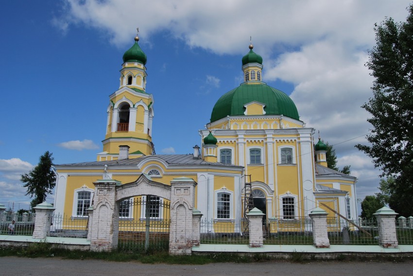 Николо-Павловское (Шайтанка). Церковь Николая Чудотворца. фасады