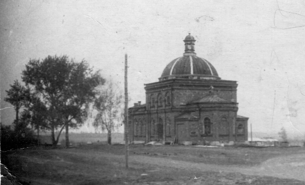 дата приблизительная, архивная фотография. Церковь Илии Пророка, Малобрусянское (Белоярский район (Белоярский ГО и ГО Верхнее Дуброво), Свердловская область)
