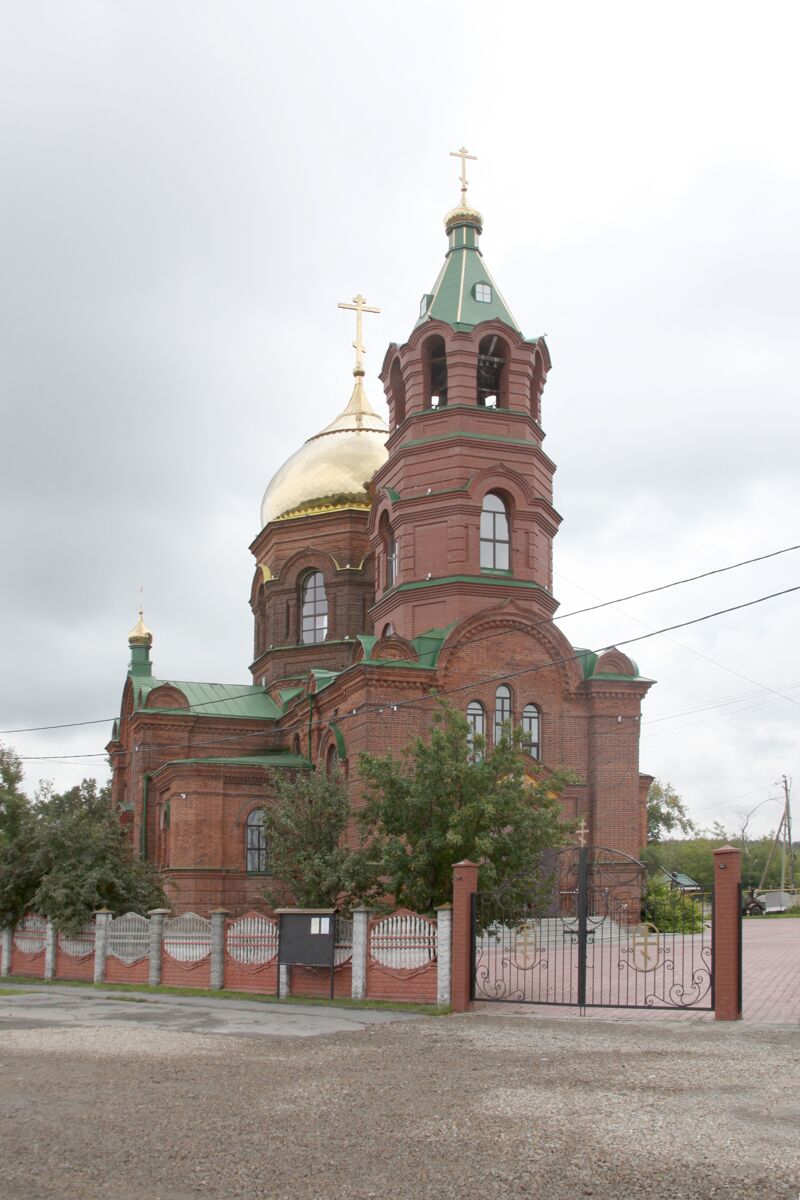 Церковь Николая Чудотворца, Мезенское (Заречный (ГО Заречный), Свердловская область). фасады, Вид с северо-запада