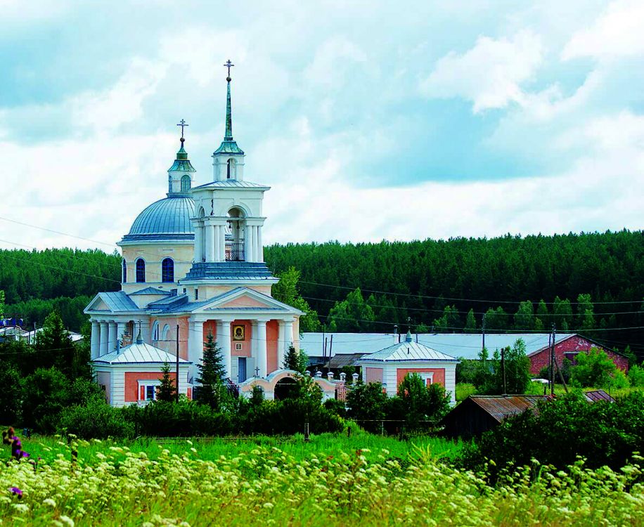Церковь Николая Чудотворца, Поварня (Сухоложский район (ГО Сухой Лог), Свердловская область). фасады