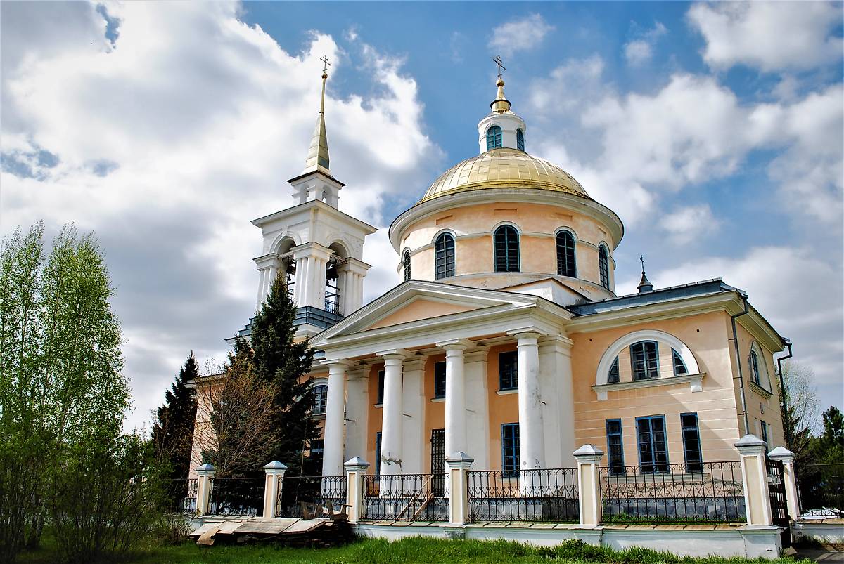 фасады. Церковь Николая Чудотворца, Поварня (Сухоложский район, Свердловская область)