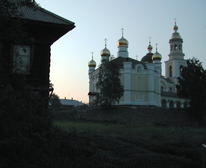 Церковь Симеона Верхотурского, Меркушино (Верхотурский район (ГО Верхотурский), Свердловская область). фасады, июль 2004
