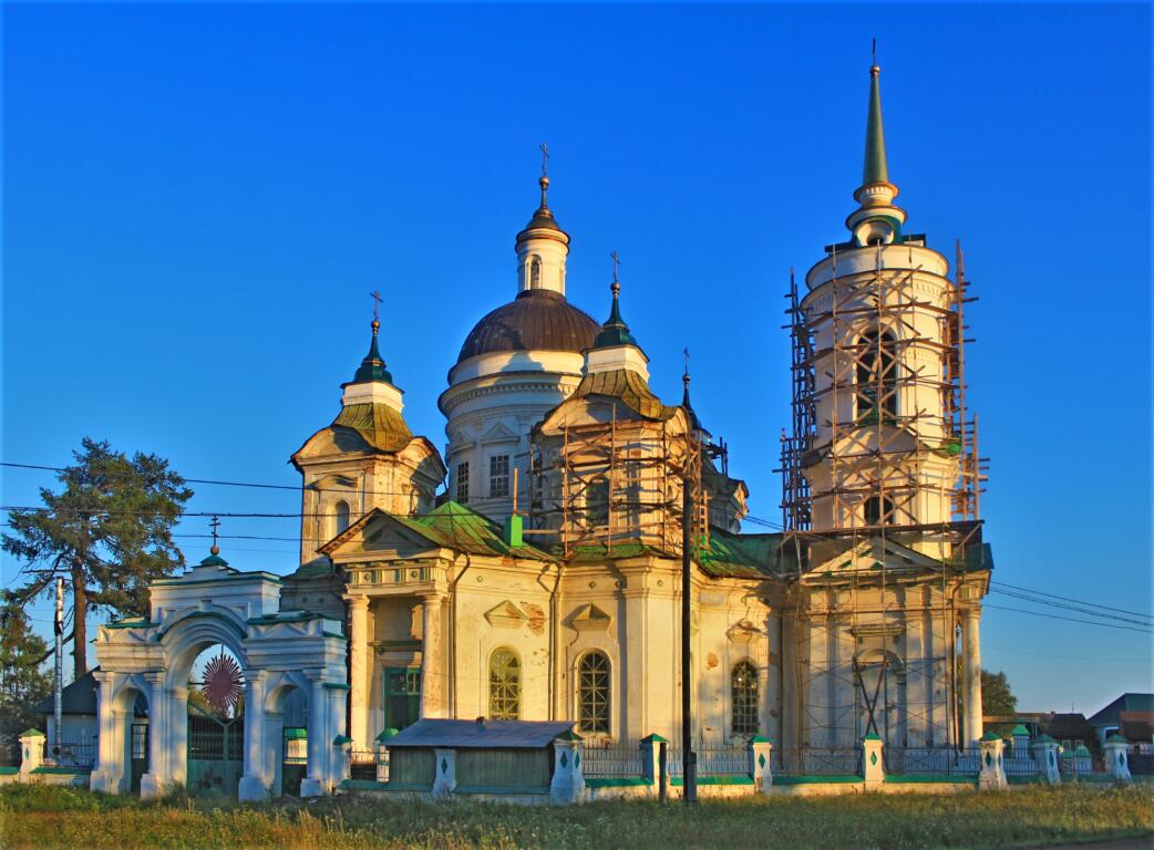 Быньги. Церковь Николая Чудотворца. документальные фотографии, Вид с севера