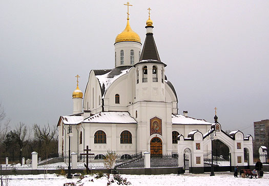 Реутов. Церковь Казанской иконы Божией Матери. фасады, вид с северо-запада