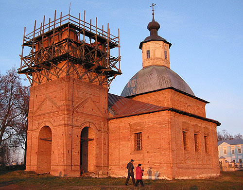 Церковь Казанской иконы Божией Матери, Хмелита (Вяземский район, Смоленская область). документальные фотографии, вид с юго-востока