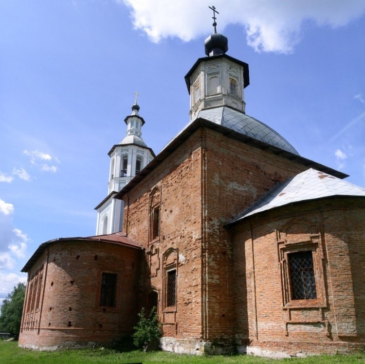 Церковь Казанской иконы Божией Матери, Хмелита (Вяземский район, Смоленская область). фасады, вид с юго-востока