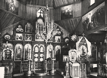 Фото 1912-1917 гг., архивная фотография. Церковь Троицы Живоначальной, Удельная (Раменский район и гг. Бронницы, Жуковский, Московская область)