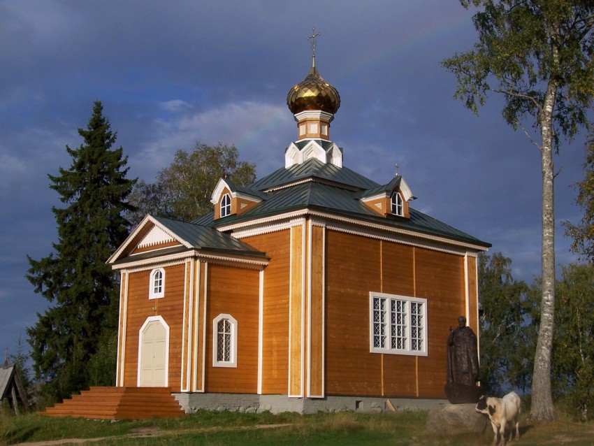 Ольгинский монастырь. Церковь Николая Чудотворца, Волговерховье (Осташковский городской округ, Тверская область). фасады