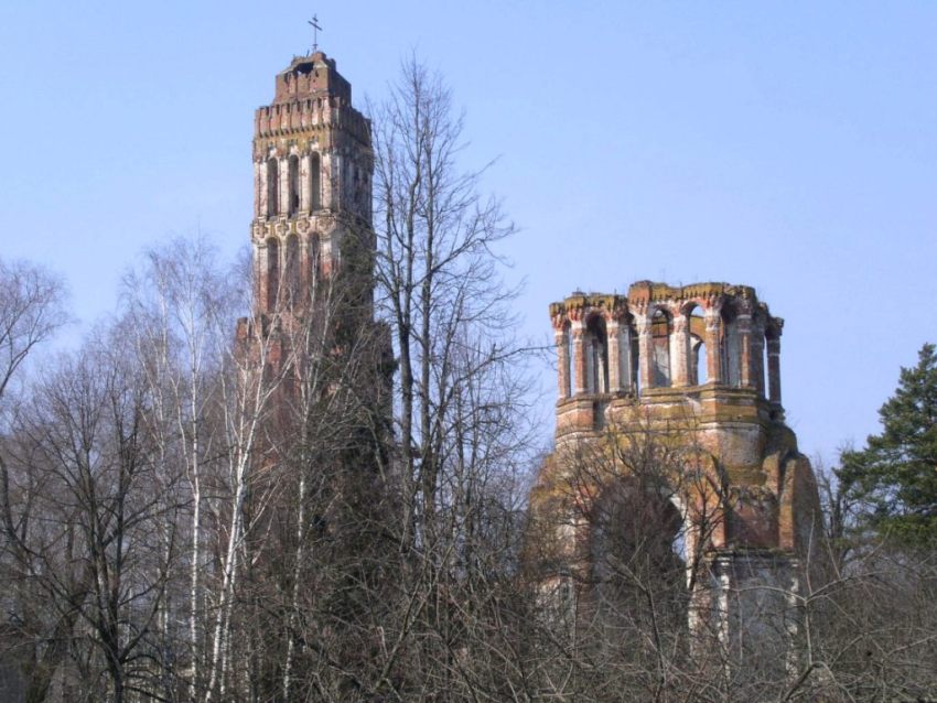 Церковь Троицы Живоначальной в Филимонках, Филимонки (Новомосковский административный округ (НАО), г. Москва). документальные фотографии, вид с юга