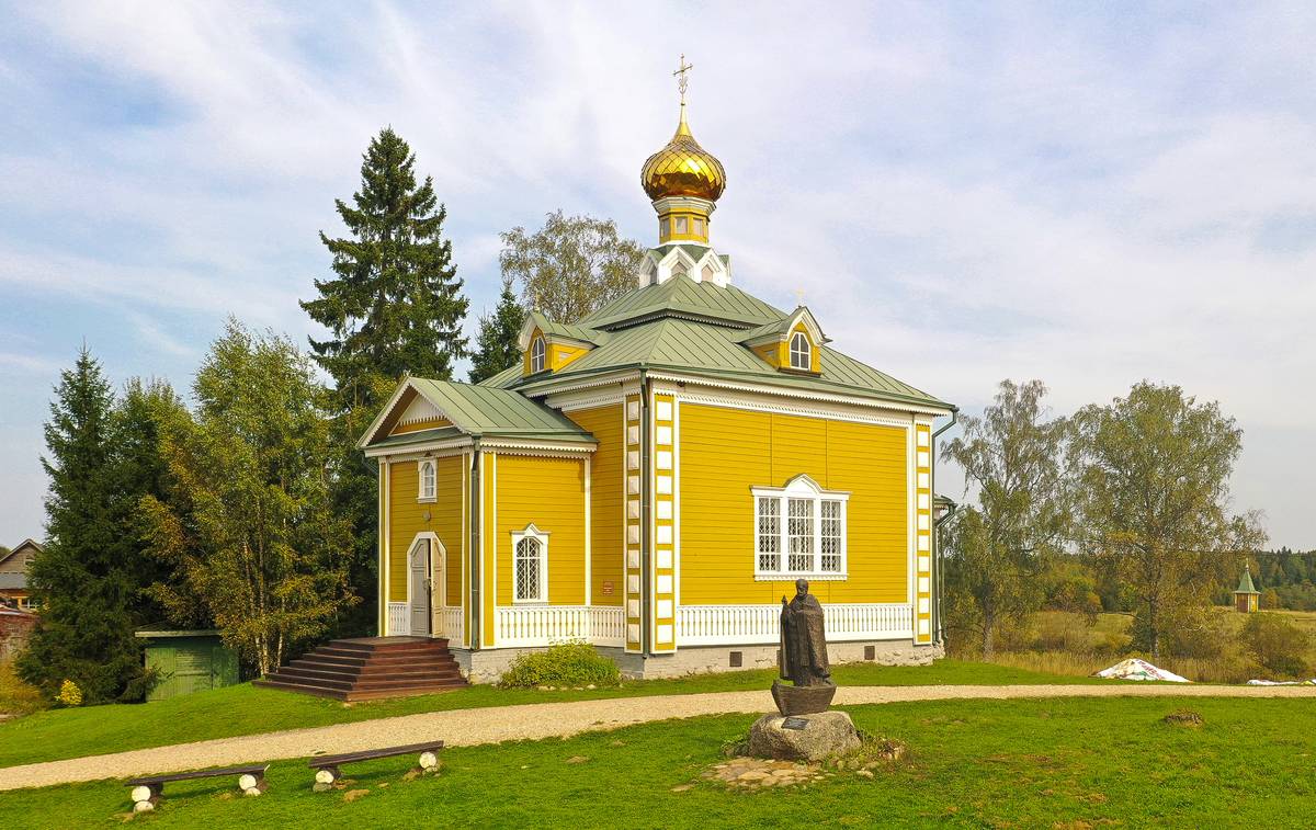 фасады. Ольгинский монастырь. Церковь Николая Чудотворца, Волговерховье (Осташковский городской округ, Тверская область)