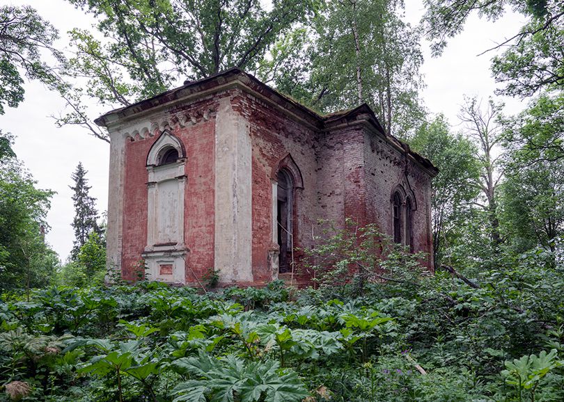 Раскулицы, урочище. Церковь Спаса Преображения. фасады, Вид с северо-восточной стороны.