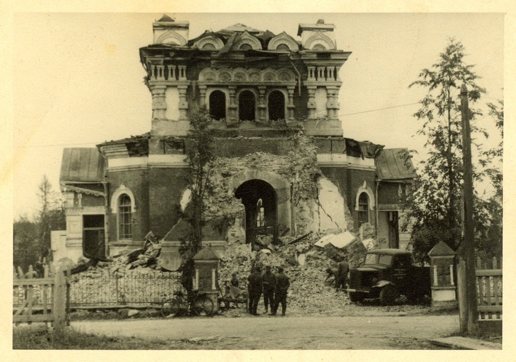 Ивановское. Церковь Иоанна Богослова. архивная фотография, Фото 1942 г. с аукциона e-bay.de