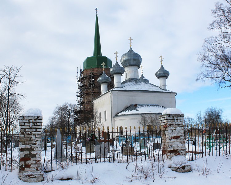 Церковь Успения Пресвятой Богородицы в Сясьских рядках, Сясьстрой (Волховский район, Ленинградская область). фасады
