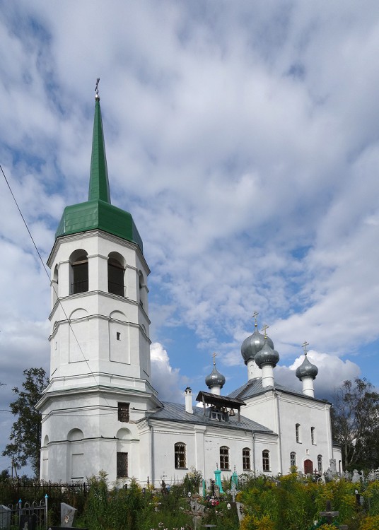 Сясьстрой. Церковь Успения Пресвятой Богородицы в Сясьских рядках. фасады