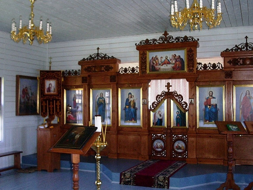 Церковь Сретения Господня, Родионово (Подпорожский район, Ленинградская область). интерьер и убранство