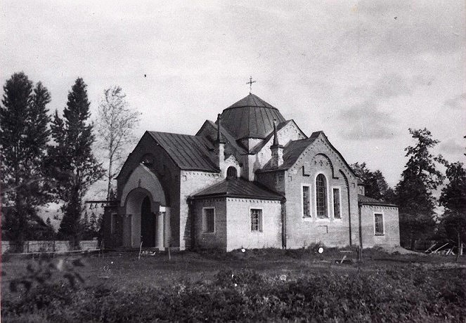 Церковь Казанской иконы Божией Матери, Сусанино (Гатчинский район, Ленинградская область). документальные фотографии, Архив СПб епархии. Фото 1953 г.