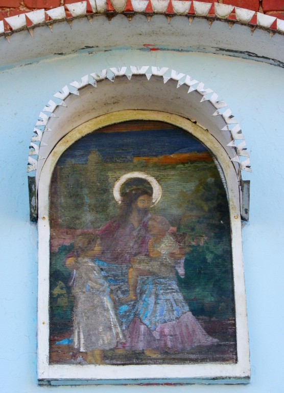 Церковь Казанской иконы Божией Матери, Сусанино (Гатчинский район, Ленинградская область). архитектурные детали, Надалтарный образ 