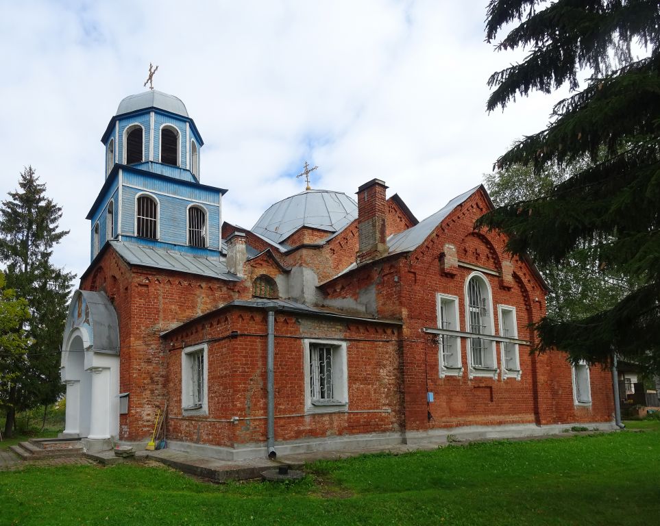 Сусанино. Церковь Казанской иконы Божией Матери. фасады, Вид с юго-запада