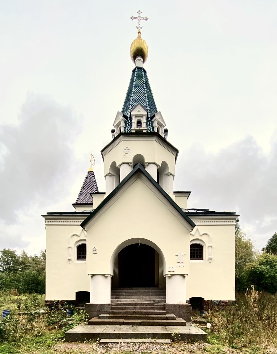 Церковь Николая Чудотворца, Лебяжье (Ломоносовский район, Ленинградская область). фасады, Западный фасад