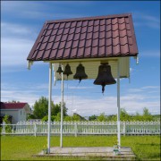 Церковь Покрова Пресвятой Богородицы, Звонница у Покровской церкви.<br>, Кондратьево, Выборгский район, Ленинградская область