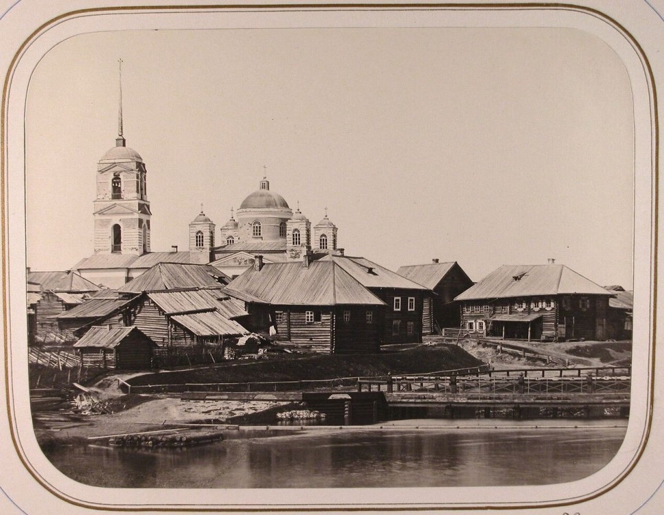 Окулово. Церковь Михаила Архангела. архивная фотография, Михайловская церковь в д. Окулово. Архивное фото.