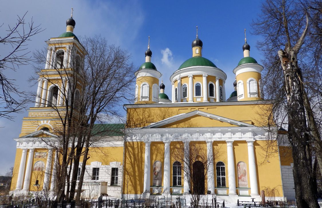 Церковь Преображения Господня, Спас-Заулок (Клинский городской округ, Московская область). фасады