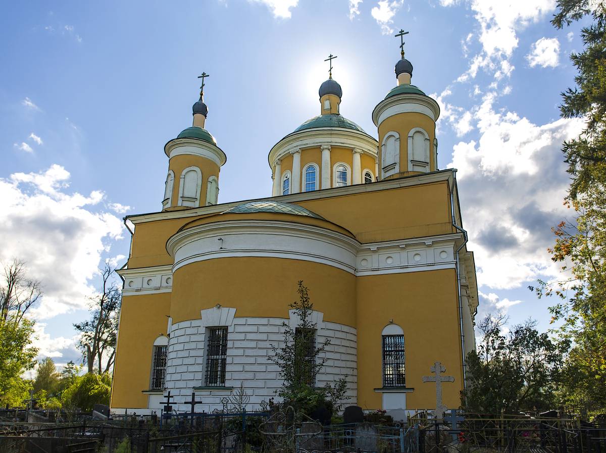 Церковь Преображения Господня, Спас-Заулок (Клинский городской округ, Московская область). фасады