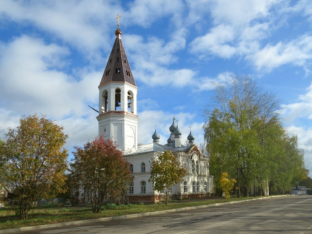 Церковь Вознесения Господня, Фурманов (Фурмановский район, Ивановская область). общий вид в ландшафте