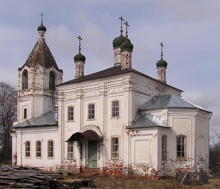 Вязовское. Церковь Воскресения Христова. фасады