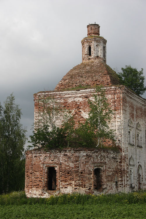 Лопатницы. Церковь Николая Чудотворца. фасады