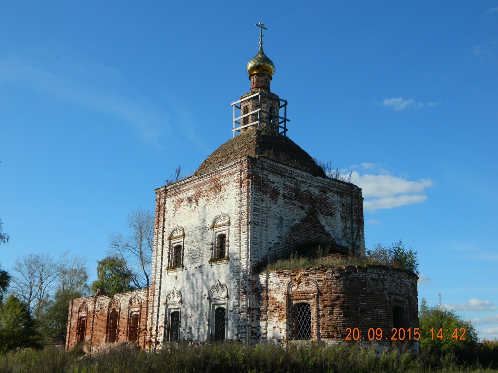 Лопатницы. Церковь Николая Чудотворца. фасады