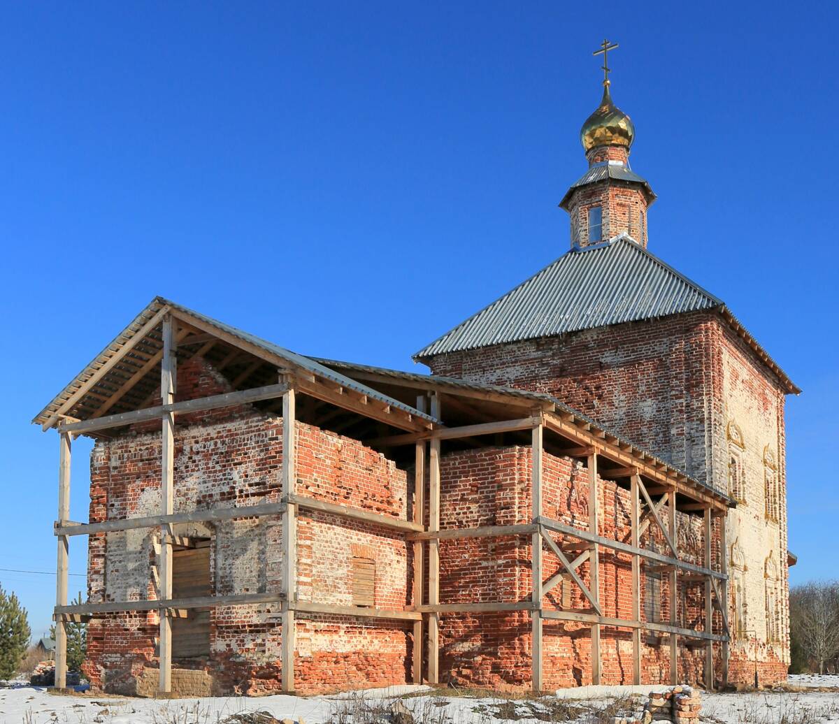 Церковь Николая Чудотворца, Лопатницы (Суздальский район, Владимирская область). документальные фотографии