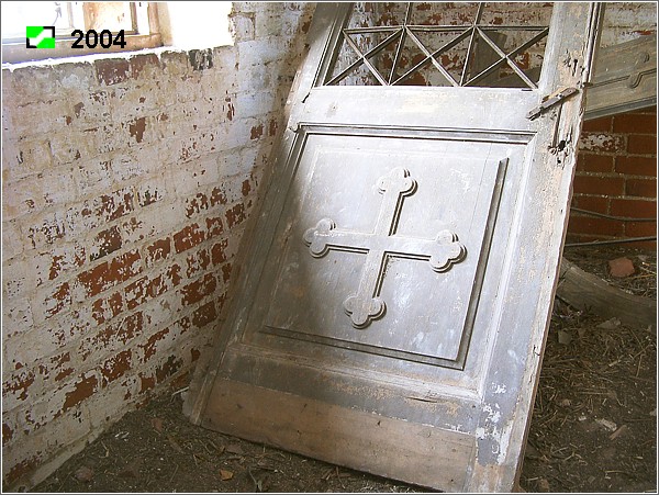 Церковь Казанской иконы Божией Матери, Заполицы (Суздальский район, Владимирская область). дополнительная информация, Интерьер, фрагмент входной двери