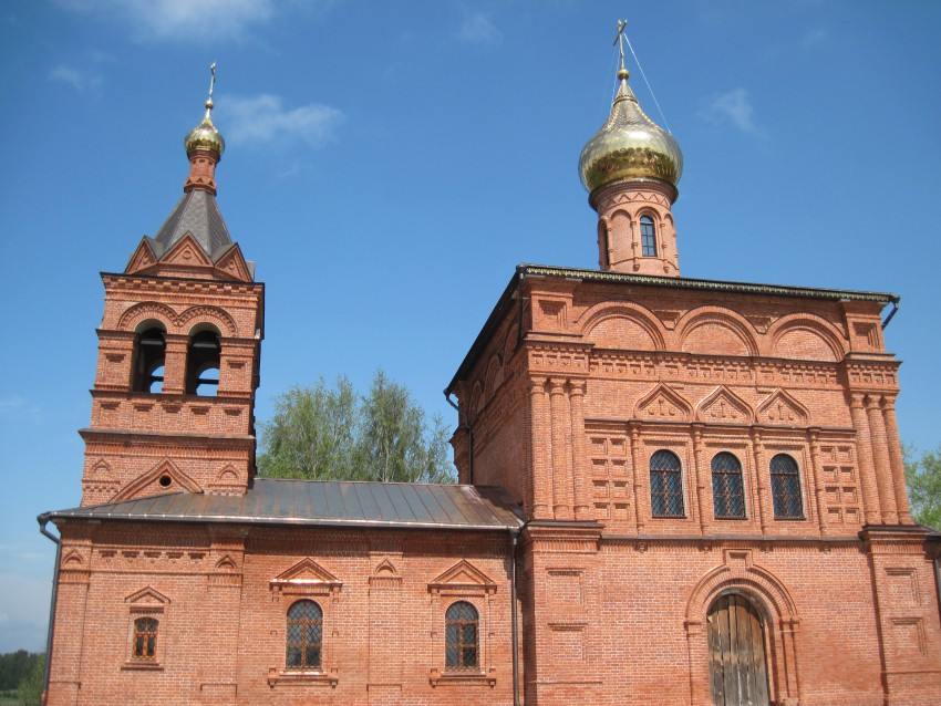 Заполицы. Церковь Казанской иконы Божией Матери. фасады, Казанский храм