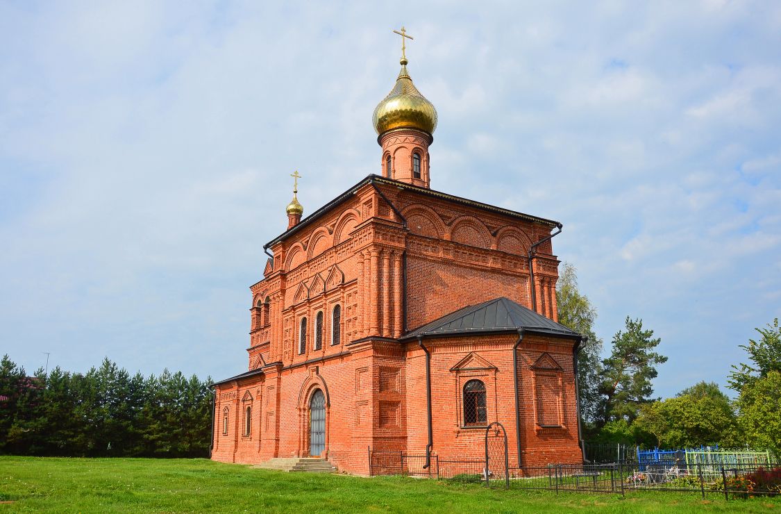 Заполицы. Церковь Казанской иконы Божией Матери. фасады