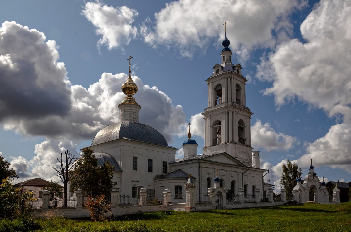 Порецкое. Церковь Спаса Преображения. фасады