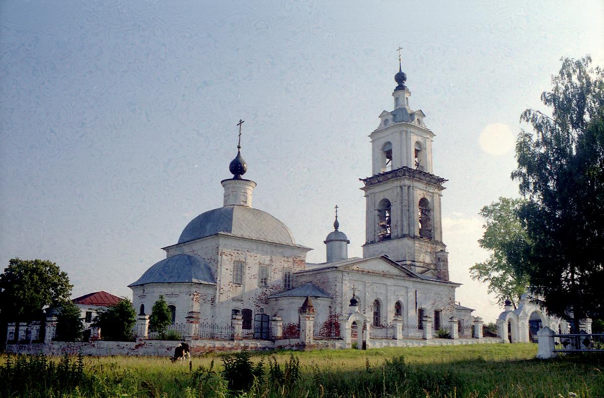 фасады. Церковь Преображения Господня, Порецкое (Суздальский район, Владимирская область)