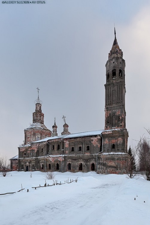 Церковь Воскресения Христова, Воскресенская Слободка (Суздальский район, Владимирская область). фасады