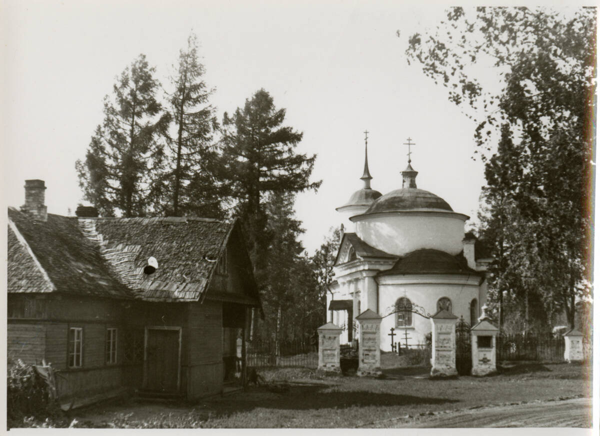 Церковь Успения Пресвятой Богородицы, Смешино (Лужский район, Ленинградская область). архивная фотография, Фото с аукциона e-bay.de