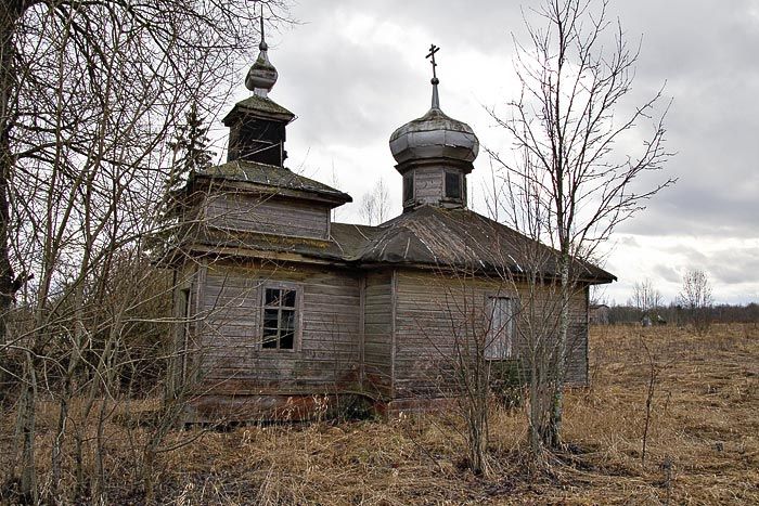 Неизвестная часовня, Вольные Кусони (Батецкий район, Новгородская область). фасады