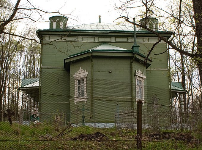 Церковь Георгия Победоносца, Заполье (Плюсский район, Псковская область). фасады, Восточный фасад