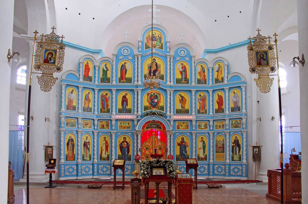 интерьер и убранство. Собор Успения Пресвятой Богородицы, Рыльск (Рыльский район, Курская область)