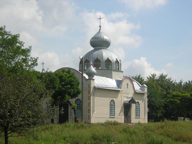 Мелитополь. Церковь Андрея Первозванного. общий вид в ландшафте, 		      