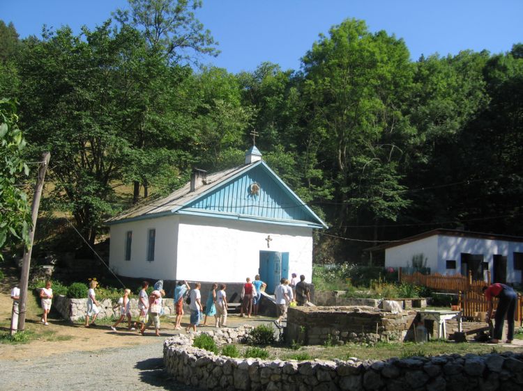 Космо-Дамианский Алуштинский мужской монастырь, Алушта, Заповедник (Алушта, город, Республика Крым). общий вид в ландшафте